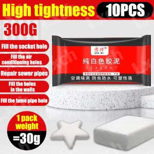 ⭐Durable for 50 years⭐Wall Hole Sealing Glue Waterproof Silicon Sealant Air conditioning Hole Mouse Hole Flexible Cement Wall Glue Sewer Pipe Sealing Clay Sealant Mud