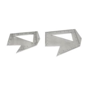 QSWTITAN Nose Prosthesis Carving Board Stainless Steel Nasal Plastic surgery instruments Beauty tool