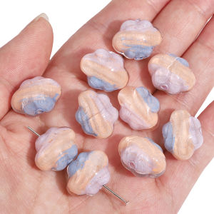 15x19mm Acrylic Beads Resin Gradient Oil Painting Clouds For Handmade Bracelet Necklace Earring Keychain DIY Craft Jewelry Making Accessories