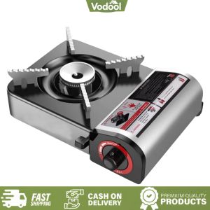 [VSC] Portable Butane Camping Stove Automatic Butane Stove Portable Gas Grill for Outdoor Cooking Hiking Emergency
