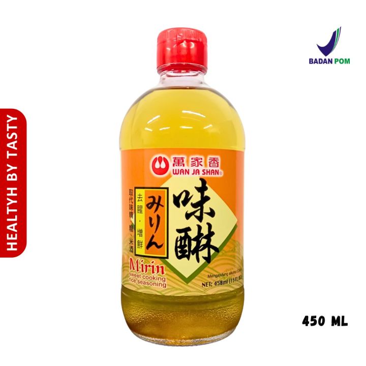 Mirin Wan Ja Shan Arak Masak Jepang Sweet Rice Seasoning 450ML