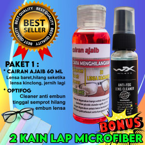 Pembersih lensa dan menghilangkan Gores baret dan noda di lensa kacamata