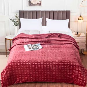 ผ้าห่มขนแกะสีพื้น 7 ฟุต เนื้อผ้าเกรดพรีเมียม ผ้านุ่มมาก