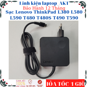 Sạc laptop Lenovo ThinkPad L380 L580 L590 T480 T480S T490 T590- Sạc Lenovo 20V-3.25A-65W Type C
