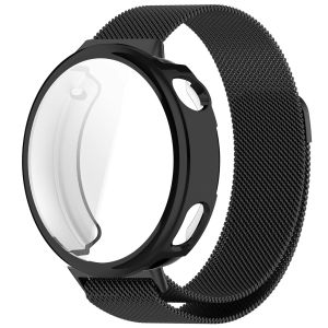 TPU Case+Magnetic Steel Strap For Xiaomi Watch S4 41mm Smart Watch Strap