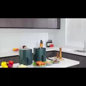 Konka Air Fryer Household 2023 New Year Visual Touch Screen Oil-Free Deep Frying Pan Electric Oven Oven Family Version