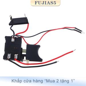 [COD] FUJIAS5 Điện khoan chống bụi điều khiển tốc độ đẩy nút kích hoạt chuyển đổi DC không dây khoan chuyển đổi