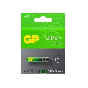 GP Alkaline Ultra Plus 6 AAA (Card of 6)