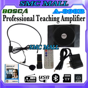 BOSCA A-898B Professional Audio Teaching Amplifier Belt Type Amplifier Headset mic remote Bluetooth USB/TF FM Radio