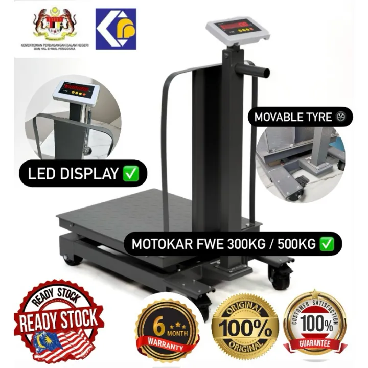 500kg MOTOKAR FWE HIGH PRECISION DIGITAL ELECTRONIC Weight Platform ...