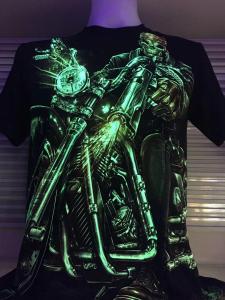 Rock chang T-shirt FULL-HD-30เสื้อยืด(เรืองแสง)ผู้ชาย(ไซส์ยุโรป)ลายหน้า-หลัง