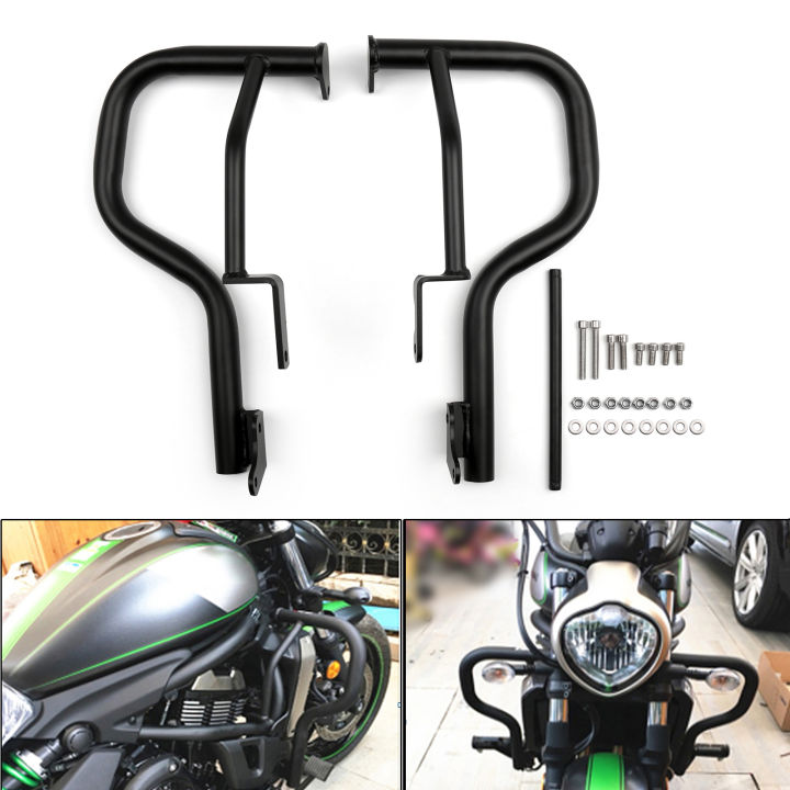 Areyourshop Engine Guard Crash Bars Fit For Kawasaki Vulcan S 650 EN650 ...