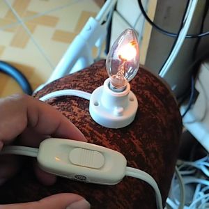 Flame bulb Altar Cable Wire Set cable with free bulb