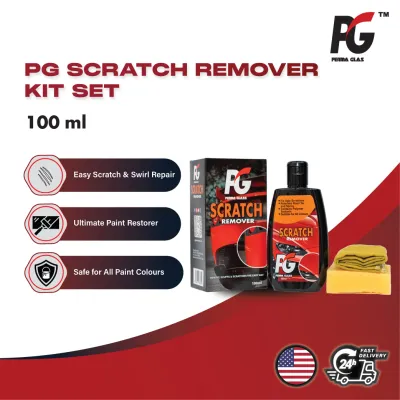 Perma Glass PG Scratch Remover Kit Set (100ml) | Car Paint Light Scratch Repair