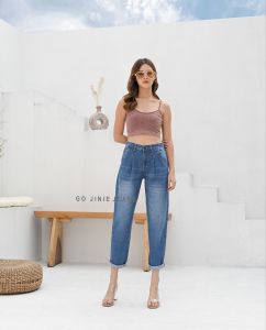 GOJINIEJEANS - Highwaist Slouchy Jeans - 3238 - BOYFRIEND SLOUCHY