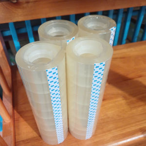 COMBO 2 CÂY BĂNG KEO TRONG 25 YARD 1 CÂY CÓ 10 CUỘN  2 CÂY TỔNG CỘNG CÓ 20 CUỘN NHỎ SIÊU DÍNH KEO DÀY