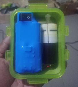 Aerator Charger Box Anti Air Tahan 48 jam Untuk Udang Hidup | Aerator Untuk Mancing