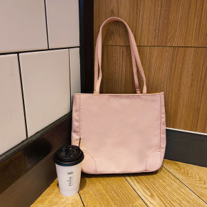 Woman Nylon Waterproof Tote Bag Shoulder Bag Casual Plain Handbag