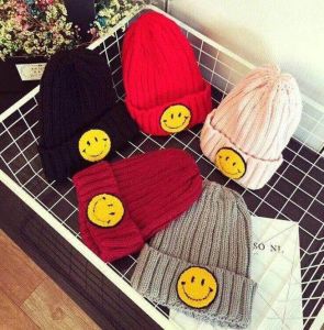 Topi Anak/Topi Kupluk Anak Motif Smile HATO022