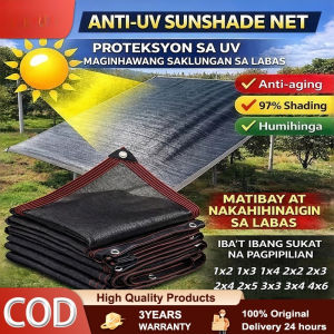 Anti-UV Sun Shade Sunshade Net 97% Sun Outdoor Garden Car Cover Swimming Pool Jaring Hitam 遮阳网