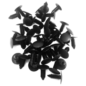 100 Pcs Car Modification Surround Retainer Bumper 8mm Hole Size Auto Push Pin Rivets Set Push Bumper Fastener