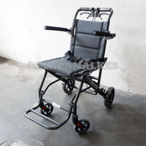 OneHealth Kursi Roda Travel DY 800 Dengan Handle Tarik Koper Aluminium Tas Cabin Size Pesawat Umroh
