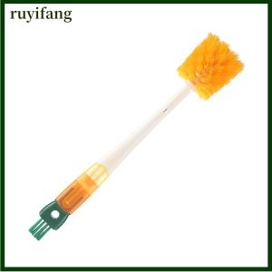 ruyifang 5 in1 phim hoạt hình chai bàn chải thiết lập dài xử lý nhà đa chức năng Cốc bàn chải làm sạch bàn chải đầu Nhà Bếp Làm sạch phụ kiện