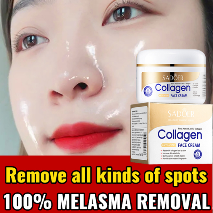 SADOER Collagen Face Cream Whitening Skin Anti Aging Anti Wrinkle