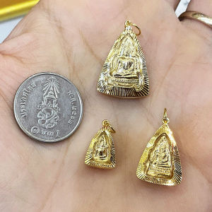 SING GOLD จี้พระพุทธชินราช จี้ชินราช ชินราช เลี่ยมกรอบทองแท้ กรอบทอง90 พร้อมใบรับประกัน