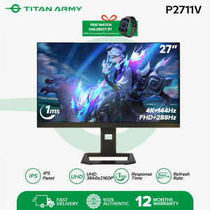TITAN ARMY P2711V 27 inches IPS Monitor HDR400 4K+144Hz/FHD+288Hz 1ms 3840x2160 Dual Mode Switch Gaming Monitor