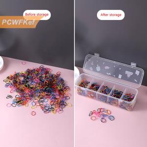 【PCWFKef】 กล่องเก็บของตั้งโต๊ะห้าช่องใสสำหรับผู้หญิงอุปกรณ์เสริมผมอเนกประสงค์