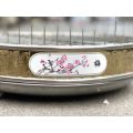 Lồng chim Hoạ mi, Khướu, chích choè than chất liệu Inox Trυng Quốc cao cấp đường kính 40 và 42 cm kèm đủ phụ kiện. 