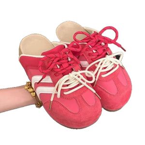 Free Shipping Thick-Soled Closed-Toe Slip-On Sandals For Women Perfect For Outdoor Wear 2026 Spring/Summer New Collection Easy-To-Wear Casual Shoes