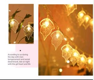 Led small flashing Lights String Lights Star Lights Colored Lights Brightening Engineering Light Holiday lights decorate the bedroom colorful outdoor household flashing Copper Lamp Jubilation Leaves lamp string