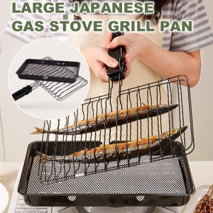 Home Kitchen Large Grill Grill Fish Clip Grill Pan Gas Stove Outdoor Grill Net