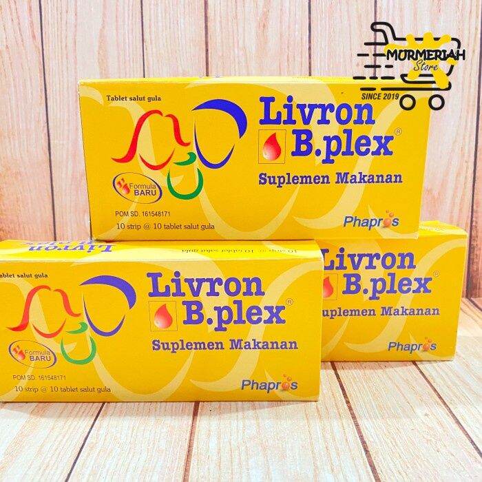 Livron B. Plex Box Isi 10 Strip(100 Tablet) Multivitamin & Mineral ...