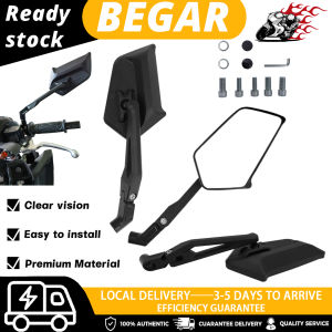 Motorcycle Side Mirror Rearview Mirror HD Adjustable For Universal Motorcycles Scooters E-bikes and Electromobiles