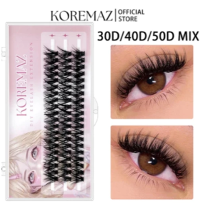 Free Lem Dan Pinset Bulu Mata Palsu Korea Premium Cantik Tebal Keriting Berkualitas Tinggi Eyelash Extension 11/12/13mm Natural Ekstensi Bulu Eyelash Little Devil Bulu Mata Palsu Bulumata Alami