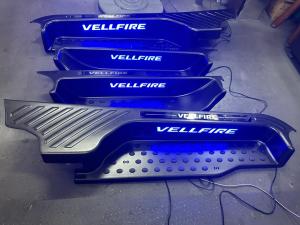 Toyota Alphard Vellfire Agh30 Anh30 Full Size Stainless Steel Led Door Side Step Sill Plate Door Side Sill Step Plate Full Set