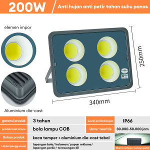 Garansi 10 tahun Lampu sorot LED waterproof Ready Stock 800W Lampu sorot lapangan tahan air outdoor