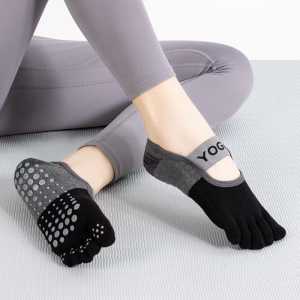 NASIUDUK KAOS KAKI JARI Premium anti slip yoga socks ballet pilates anti slip wanita pria kaos kaki K051