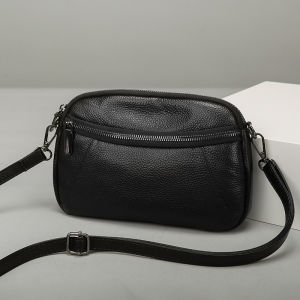 Cross-border factory wholesale of genuine leather small handbags for women 2026 New trendy and versatile leather crossbody bag for women