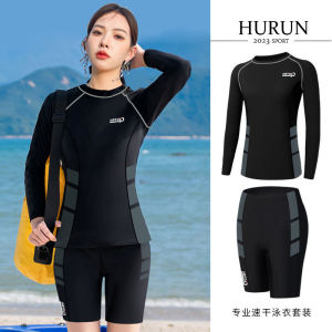 《411》 Diving Suit for Women and Men Couples Snorkeling Suit Sun Protection Quick-Dry Surfing Suit Swimming Suit Long Sleeve Long Pants Rash Guard Set