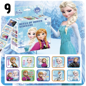 200Pcs Disney Stickers Removable Cartoon Frozen Mickey Sofia Princess Children Sticker Teacher Reward Goodlies Stickers