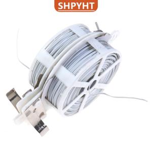 [COD] SHPYHT SPORTS 1Pc (50m) White Multi-Function Sturdy Garden Plant Twist Tie with Coated Wire