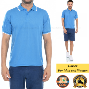 Kaos Polo Pria Kaos kerah Pria kaos polos TURKIS