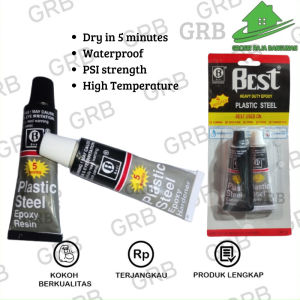 Lem 5 Menit / Lem Besi 5 Menit / Lem Besi Aduk / Lem Besi Campur Epoxy 48 Gram