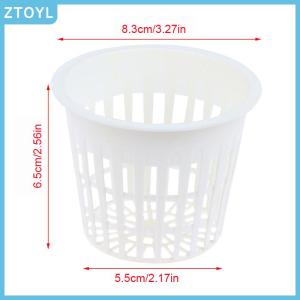 ZTOYL  10Pcs 2 Inch 3 Inch Grow Orchids Hydroponics Cups Planting Mesh Pot Soilless Net Basket Slotted Colonization Container