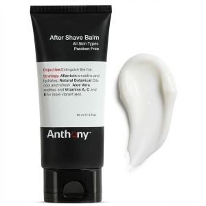 Anthony After Shave Balm for Men Cooling & Hydrating Lotion with Vitamins A C & E Aloe Vera & Botanical Extracts 3 fl oz Aftershave Soothes Moisturizes & es Skin Reduces Razor Burn