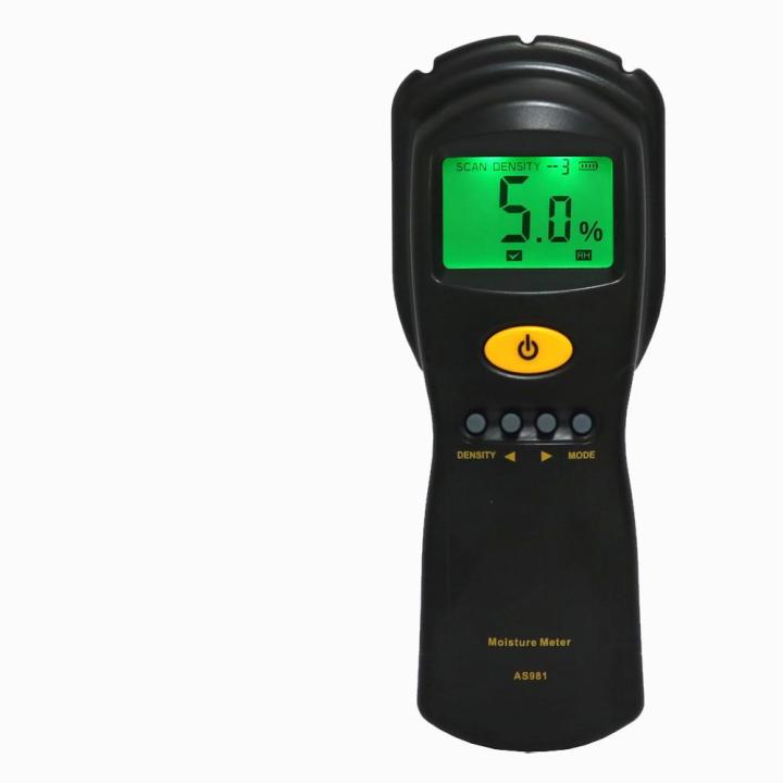 Digital AS981 Hygrometer Moisture Meter For Wood Cardboard Lumber